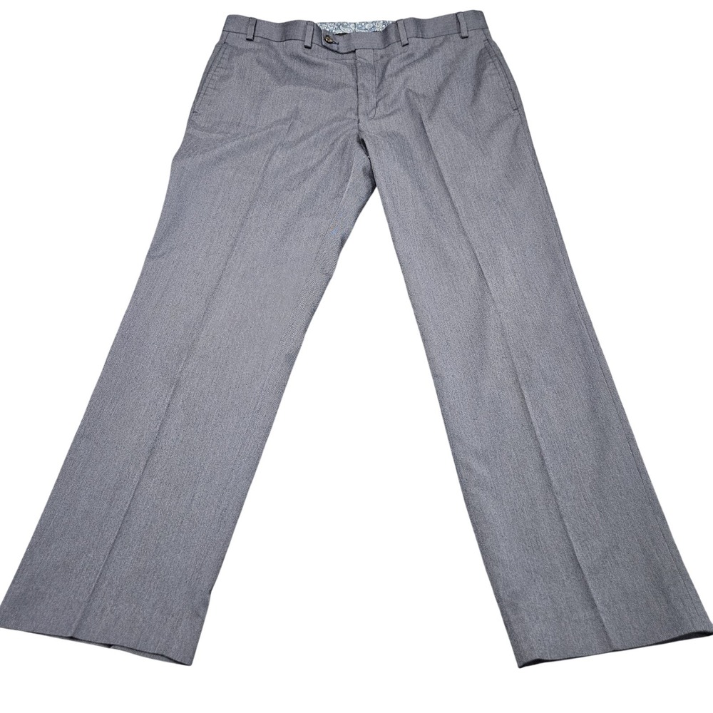 Lauren Ralph Lauren Dress Pants Mens 36x30 Gray Flat Front Office Career Slacks